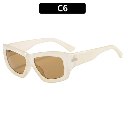 Y2K Grunge Collection- Rimless Wrap-Around Sunglasses