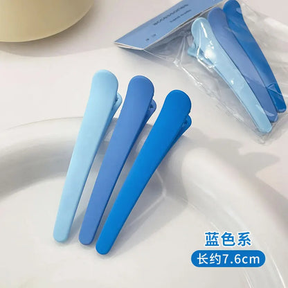 MOONBIFFY Non-Marking Hair Clips – Perfect for Side Bangs, Makeup, and Hair Care