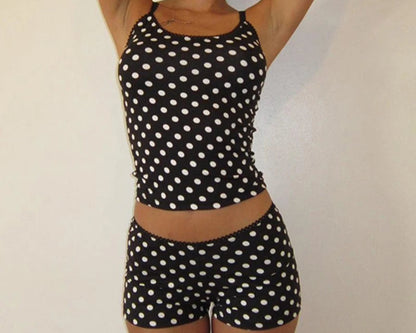 Look Good Feel Good Collection- Polka Dot Short Set