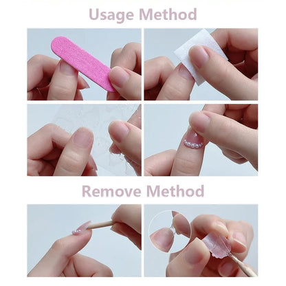 Strawberry Matcha Press-On Nails