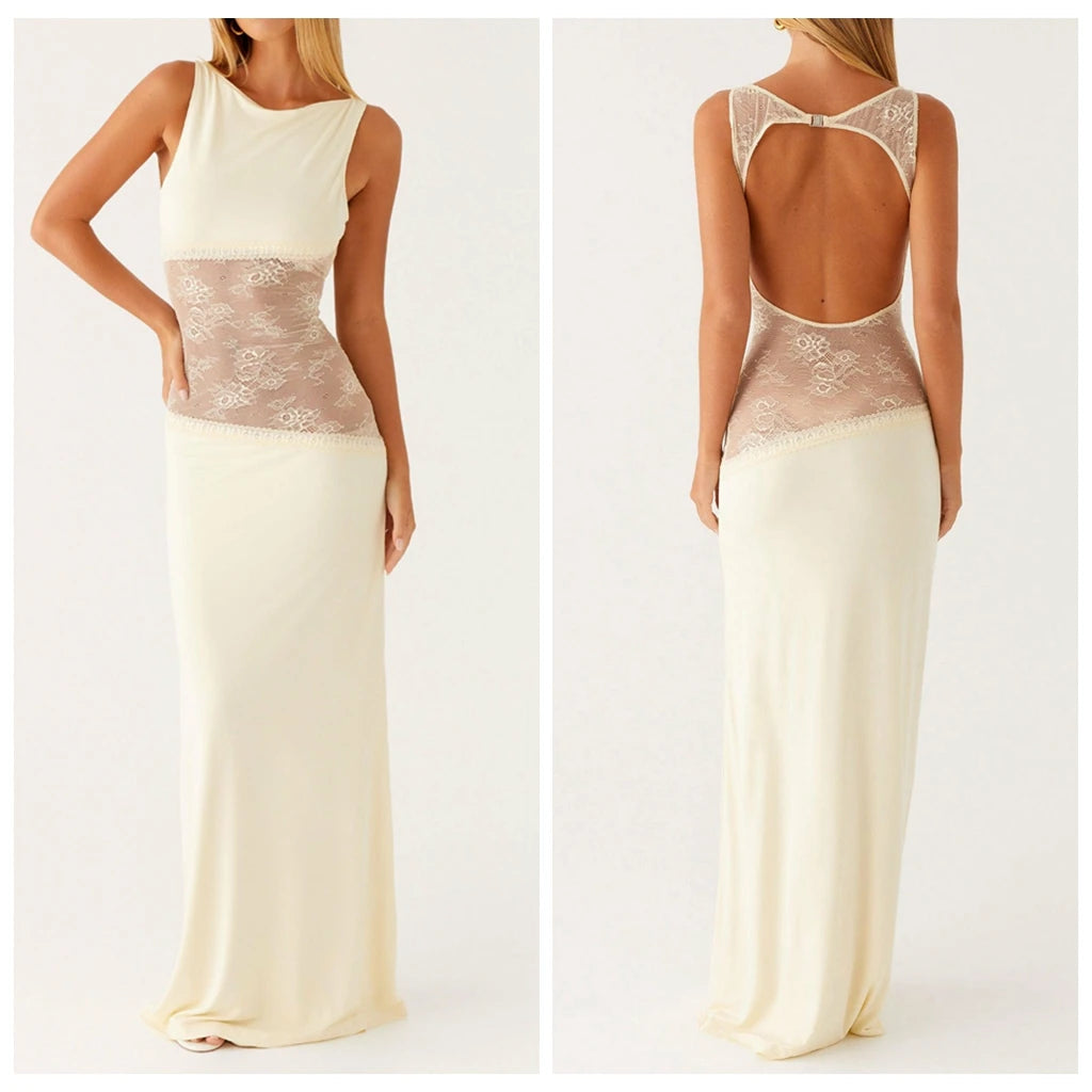 Vintage Lace Collection- Midi Lace Maxi Dress