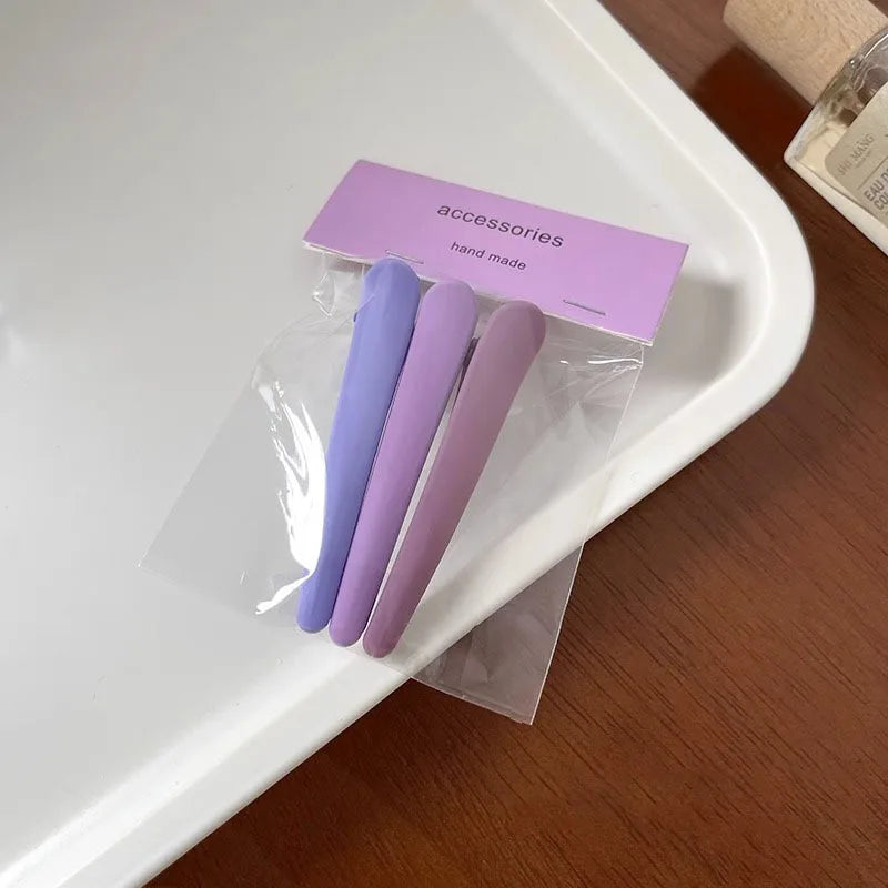 MOONBIFFY Non-Marking Hair Clips – Perfect for Side Bangs, Makeup, and Hair Care