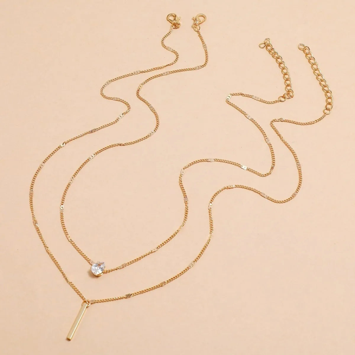 Multi-Layer Star & Heart Pendant Necklace