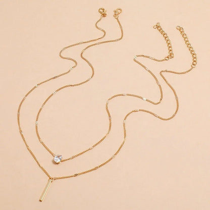 Multi-Layer Star & Heart Pendant Necklace