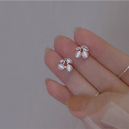 🍒 Sweet Red Cherry Drop Earrings – Fruity, Flirty, Fun