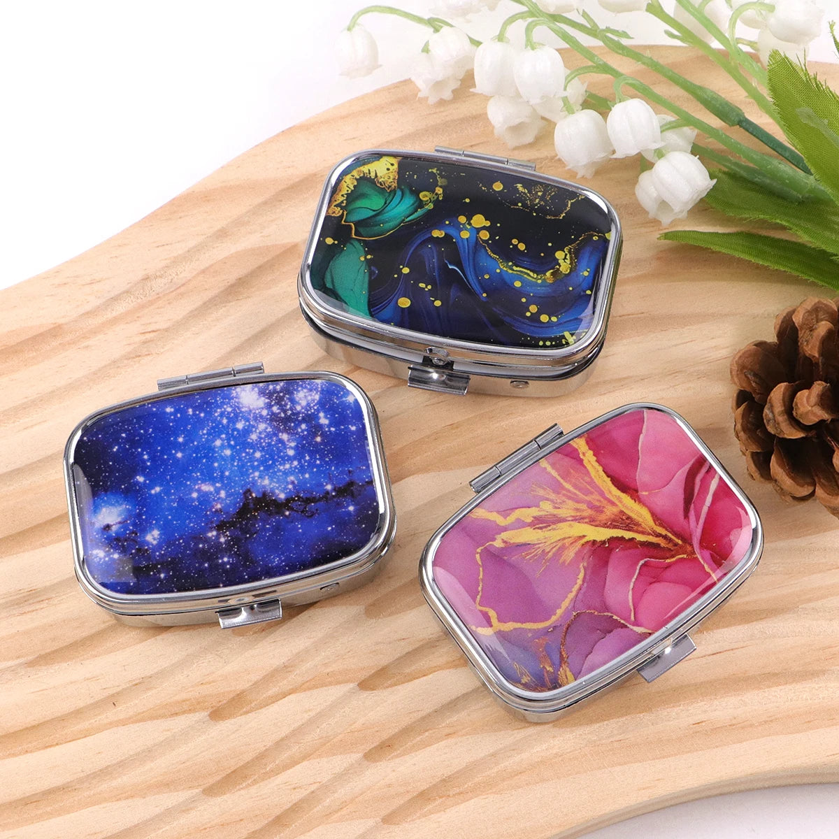 Friends TV Show Cartoon Portable Pill Box