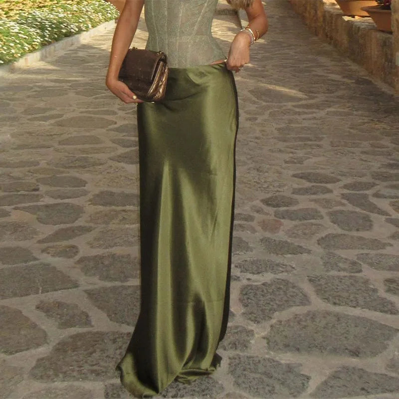 Classics Collection- Lace up Satin Set