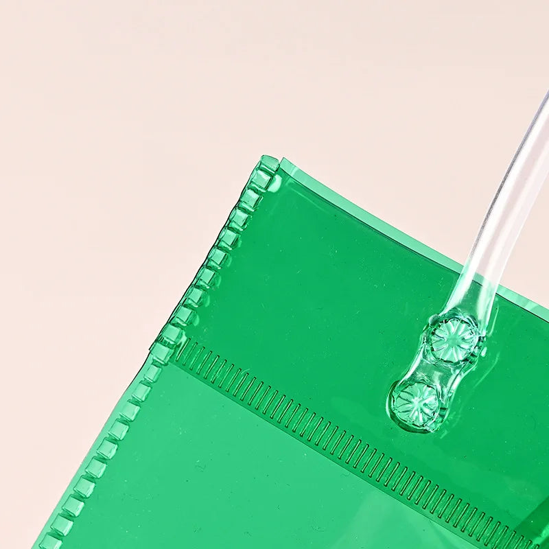 Clear PVC Jelly Tote – Festival-Ready, Event-Approved Style 🎟️