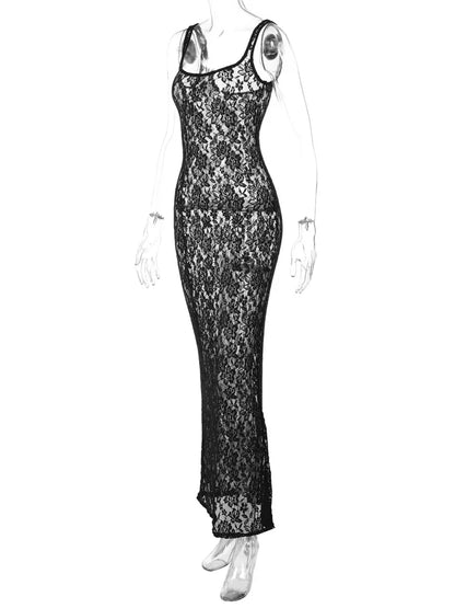 Vintage Lace Collection- BodyCon Maxi Dress