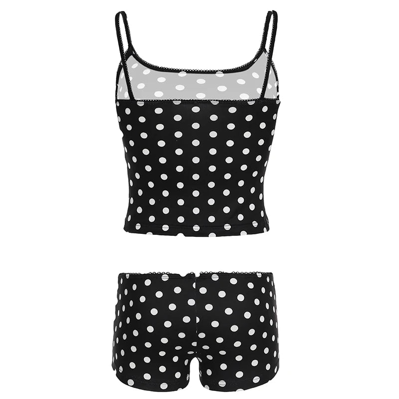 Look Good Feel Good Collection- Polka Dot Short Set
