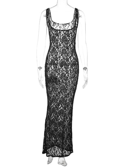 Vintage Lace Collection- BodyCon Maxi Dress