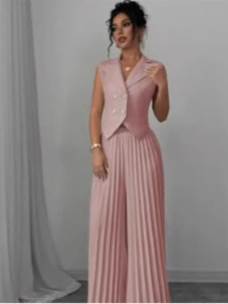 Classics Collection- Pleated Pant Set