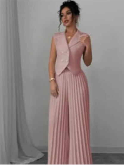 Classics Collection- Pleated Pant Set