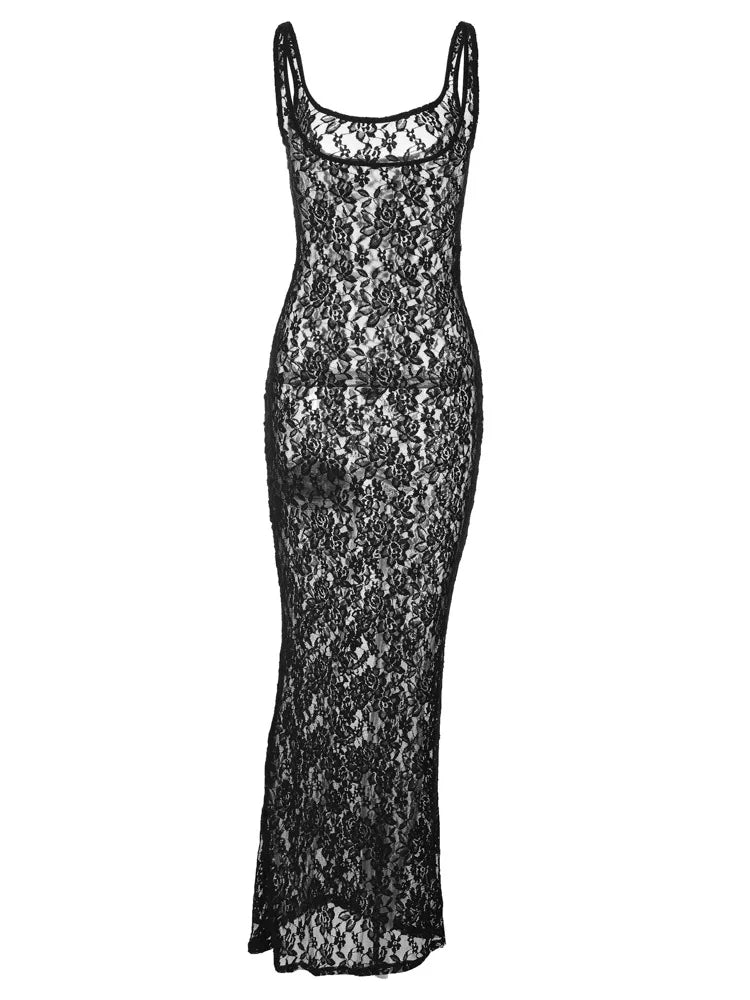 Vintage Lace Collection- BodyCon Maxi Dress