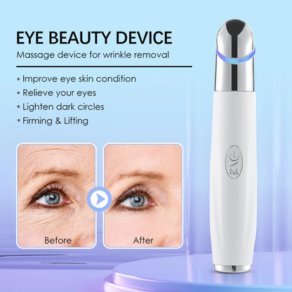 Moajaza Vibration Eye Massager – Anti-Dark Circle & Anti-Wrinkle Eye Beauty Care Device