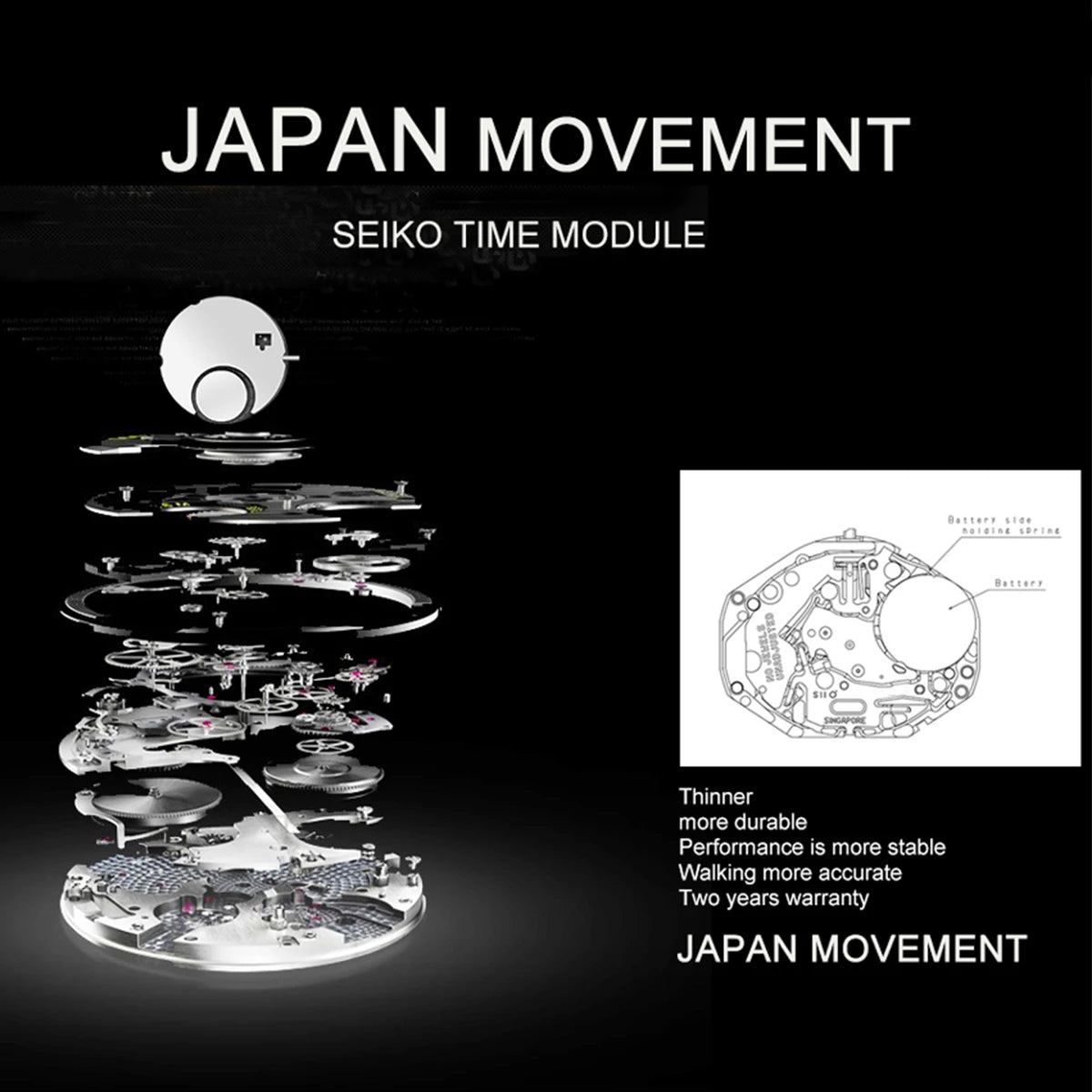 The Hannah Martin Stainless Steel Quartz Watch