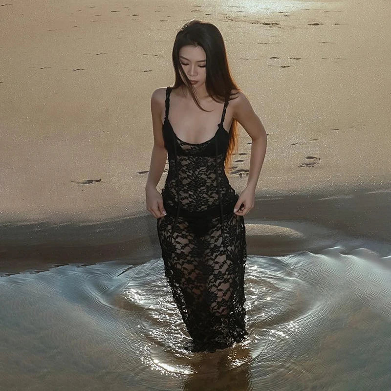 Vintage Lace Collection- BodyCon Maxi Dress