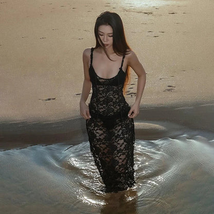 Vintage Lace Collection- BodyCon Maxi Dress