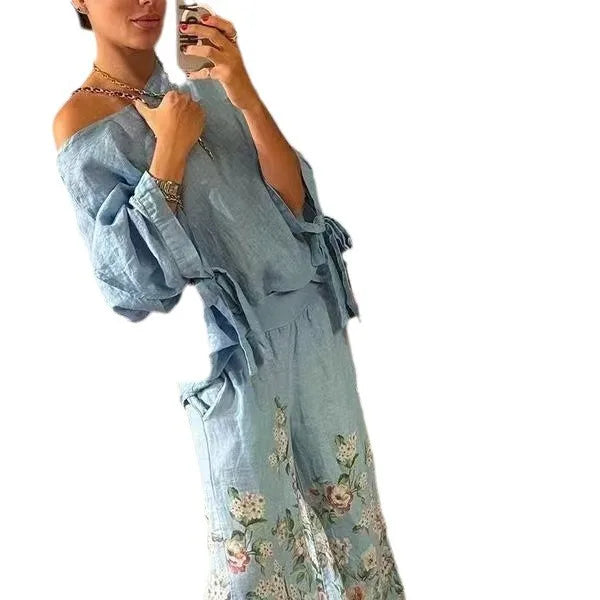 Classics Collection- Off the Shoulder Floral Set