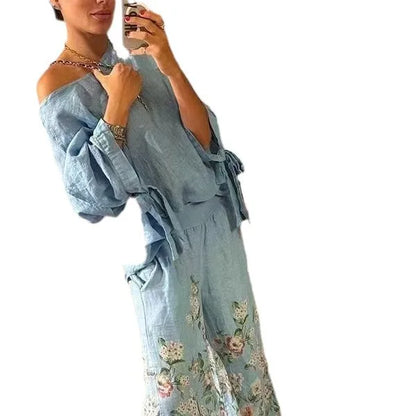 Classics Collection- Off the Shoulder Floral Set