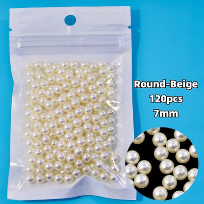 12-Grid Pearl Nail Rhinestones Kit