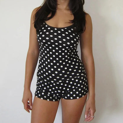 Look Good Feel Good Collection- Polka Dot Short Set