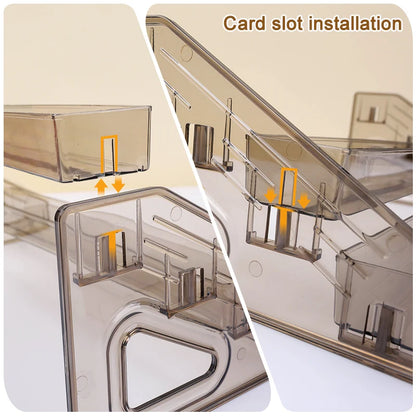 Clear Acrylic Nail Polish Display Rack