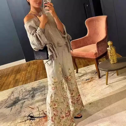 Classics Collection- Off the Shoulder Floral Set