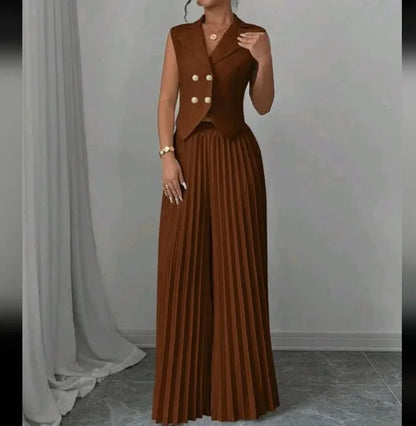 Classics Collection- Pleated Pant Set