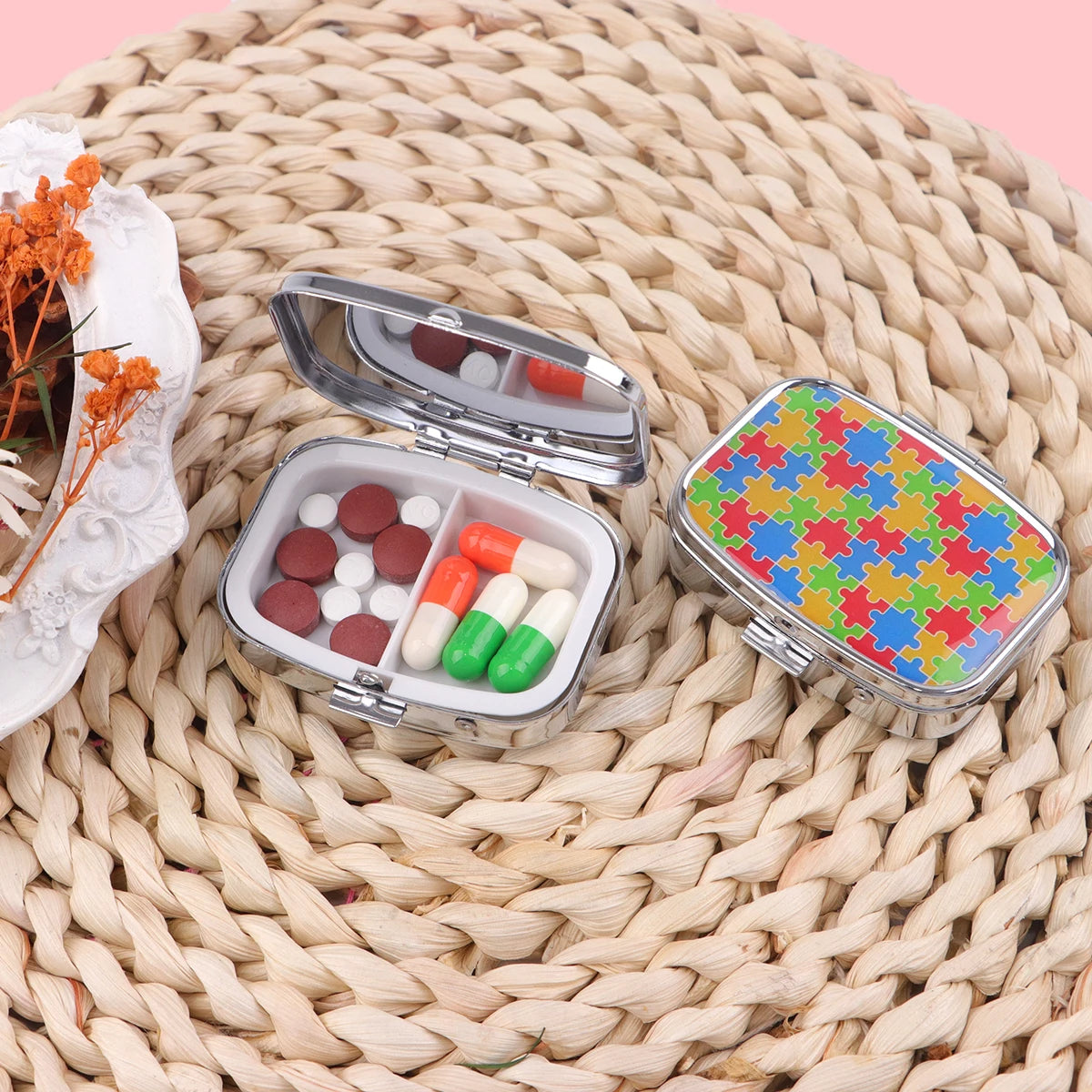 Friends TV Show Cartoon Portable Pill Box